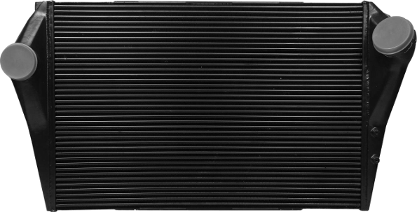 Black bar and plate construction all-aluminum custom-engineered charge air cooler by Spectra Premium